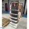 Gala rustic purple pillar candles 8 cm 1504 pieces with 1 x free Bolsius display !! action image 1