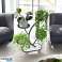 Blomsterstativ, hylde, metal blomsterstativ på hjul 50x25x80cm SZ43CZ billede 4