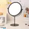 Stehender Kosmetikspiegel schwarz einseitig Höhe 27cm L14CZ Bild 1