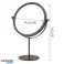 Stehender Kosmetikspiegel schwarz einseitig Höhe 27cm L14CZ Bild 3