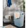 Keeeper laundry basket Arne blue and in gray and pink 57 L image 1