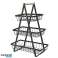 Tre-etagers hylde, frugt- og grøntsagskurv 34 x 17,5 x 47 cm SZ44CZ billede 1