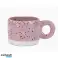 Keramiskt spräcklig mugg med handtag 275 ml Glaserad CUP29 Minimalistisk, modern mugg med handtag bild 1