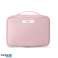 Kosmetikkveske, elegant, sammenleggbar, etui, pudderrosa, KS87 bilde 3