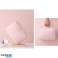 Kosmetikkveske, elegant, sammenleggbar, etui, pudderrosa, KS87 bilde 4
