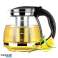 Caraffa resistente al calore con infusore e coperchio 2000 ml - DZ08 Caraffa con infusore estraibile, manico e coperchio 2000 ml foto 1