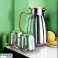 Set - Caraffa 1600ml con pareti ondulate e coperchio + 2 bicchieri 350ml - DZ07 foto 5
