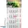 Budget-Friendly 4C Print Recycled Calendar Sunday/Holidays Red Light Gray image 1