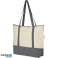 Découvrez le Tote Bag Repose 320 g/m² recyclé avec fermeture éclair 10L – gris chiné naturel photo 1