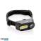 Lampe frontale polyvalente COB et LED en noir, puissante et robuste photo 1