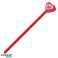 Crayon en bois classique avec gomme en rouge vif photo 1