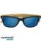 Luis Sonnenbrille aus ABS &amp; Bambus in Blau – Stilvoll &amp; Umweltbewusst Bild 1
