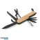 Multi Tool Bamboo 9 Functions Noir Polyvalent et durable pour l’extérieur et le quotidien photo 1