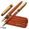 Set d’écriture en bois exclusif Oxford – Ensemble de haute qualité en marron pour une écriture élégante photo 1