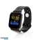 Black Fit Watch – Tracker de fitness moderne pour les personnes actives photo 1