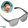 Lunettes de soleil noires avec verres miroir – Élégantes et protectrices photo 1