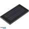 Metallic Solar Power Bank 8.000mAh Zwart Betrouwbare Eco-Vriendelijke Stroombron foto 1