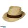 Cappello estivo Cuba in colore naturale con nastro marrone - Elegante e protettivo per il sole foto 1