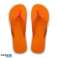 Cayman Zehensandalen Größe 42 44 in Orange Weiß Stilvoll &amp; Bequem für Sommer Bild 1