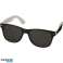 Sun Ray Zweifarbige Sonnenbrille in Weiß Schwarz  Moderne UV Schutzbrille Bild 1