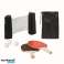 Tischtennis Set PING PONG   Schwarz: Komplettes Set für schnelle und unterhaltsame Tischtennisspiele Bild 1