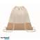 Sac en jute beige avec cordon de serrage INDIA – Rangement écologique photo 1