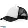 Trucker Cap mit 5 Segmenten   Schwarz &amp; Weiß Modische Kopfbedeckung für den urbanen Look Bild 1