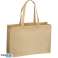 Umweltfreundliche Non Woven Tragetasche San Rafael in Beige  langlebig und geräumig  38x42cm Bild 1