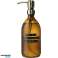 Wellmark Bubbles Seifendosierer  500 ml – Bernsteinfarben mit Heidekraut Bild 1