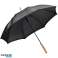 XL Automatikschirm Le Mans in Schwarz   Großer Regenschutz mit Stil Bild 1