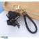 Obesek za ključe z mašno TEDDY BEAR BLACK BRL351CZ fotografija 1