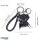Obesek za ključe z mašno TEDDY BEAR BLACK BRL351CZ fotografija 3