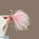 Broche décorative dorée avec zircons, rose Flamingo BZ203 photo 2