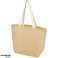 Juta 300 g/m² Jute Einkaufstasche 12 L   natur   weiss Bild 1
