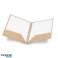PUZO A4 Carpeta de Papel Kraft 400 g/m² Maletín Carpeta Natural fotografía 1