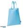 Sac fourre-tout bleu clair non tissé Couleur 75g/m² - léger et réutilisable photo 1