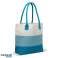 Sac de plage en jute bleu 340g/m² – Respectueux de l’environnement et robuste photo 1