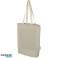 Découvrez le Tote Bag Pheebs 150 g/m² recyclé avec compartiment frontal 9L – heather natur élégant et pratique photo 1