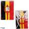 Ligne drapeau Belgique Diables Rouges 8 mètres 16 drapeaux de 20x31cm photo 1