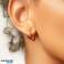Boucles d'oreilles en acier inoxydable plaqué or 14 carats, clous S925 KST3192 photo 1