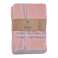 Coral pink luxury collection bath towels with trim 68x127cm - 479 g/m² image 2