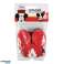 Disney Mickey Mouse latex balloon with ears 56 cm pack of 4 black and red color in blister packaging image 2