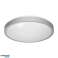 SELENE plafonnier 2xE27, max. 2x60W, IP54, gris photo 1