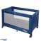 Reisebett Promedix 125x65x74cm blau mit Rollen Schutzbezug PR 803 B Bild 2
