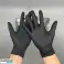 Los guantes extra gruesos de nitrilo negro ALDENA ofrecen la máxima protección y durabilidad fotografía 3