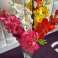 Künstliche Gladiolenblume 79 cm 4 sortiert orange, rosa, weiß, gelb Bild 2