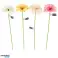 Künstliche Blume Gerbera 47 cm 4 sortiert orange, rosa, weiß, gelb Bild 1