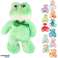 Sunkid cuddly animal 54 cm 12 assorted with a frog, elephant bear, monkey, bird, rabbit, fox chick image 1