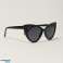 Sorte solbriller med cateye-formet stel CATEYE_SW billede 1
