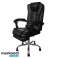 Fauteuil de bureau avec repose-pieds noir Malatec 23286 photo 1